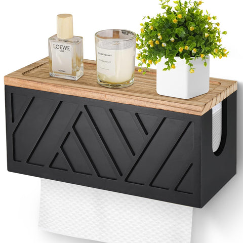 Jorkol wall-mount paper towel dispenser with lid, for a tidy kitchen.