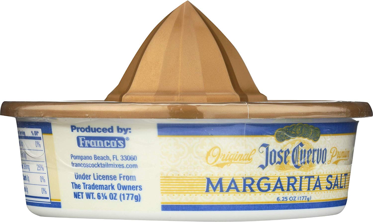 Jose Cuervo Margarita Salt dispensing jar for quick, clean use