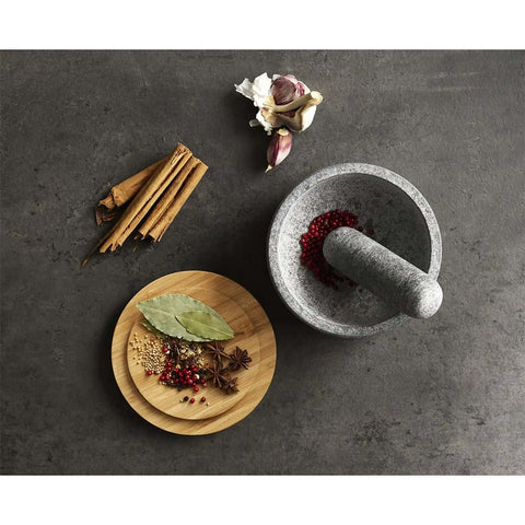 Joseph Joseph Dash dust-free storage on worktop with the set.