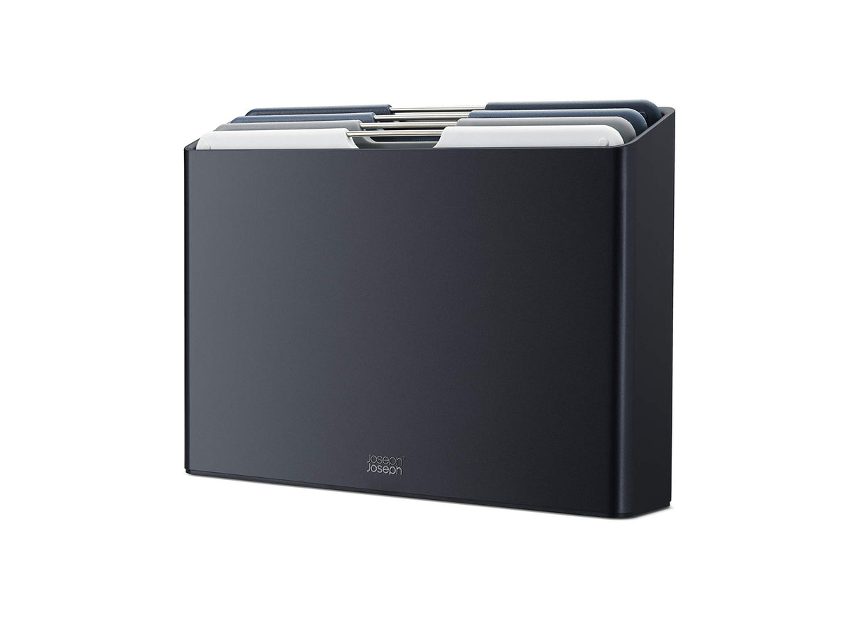 Joseph Joseph Folio boards stored in a slimline case for organized prep.