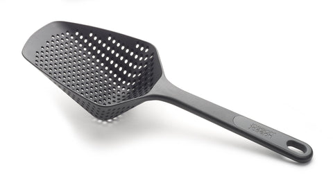 Joseph Joseph Scoop Plus Colander pour from hot pan to plate for quick serving.