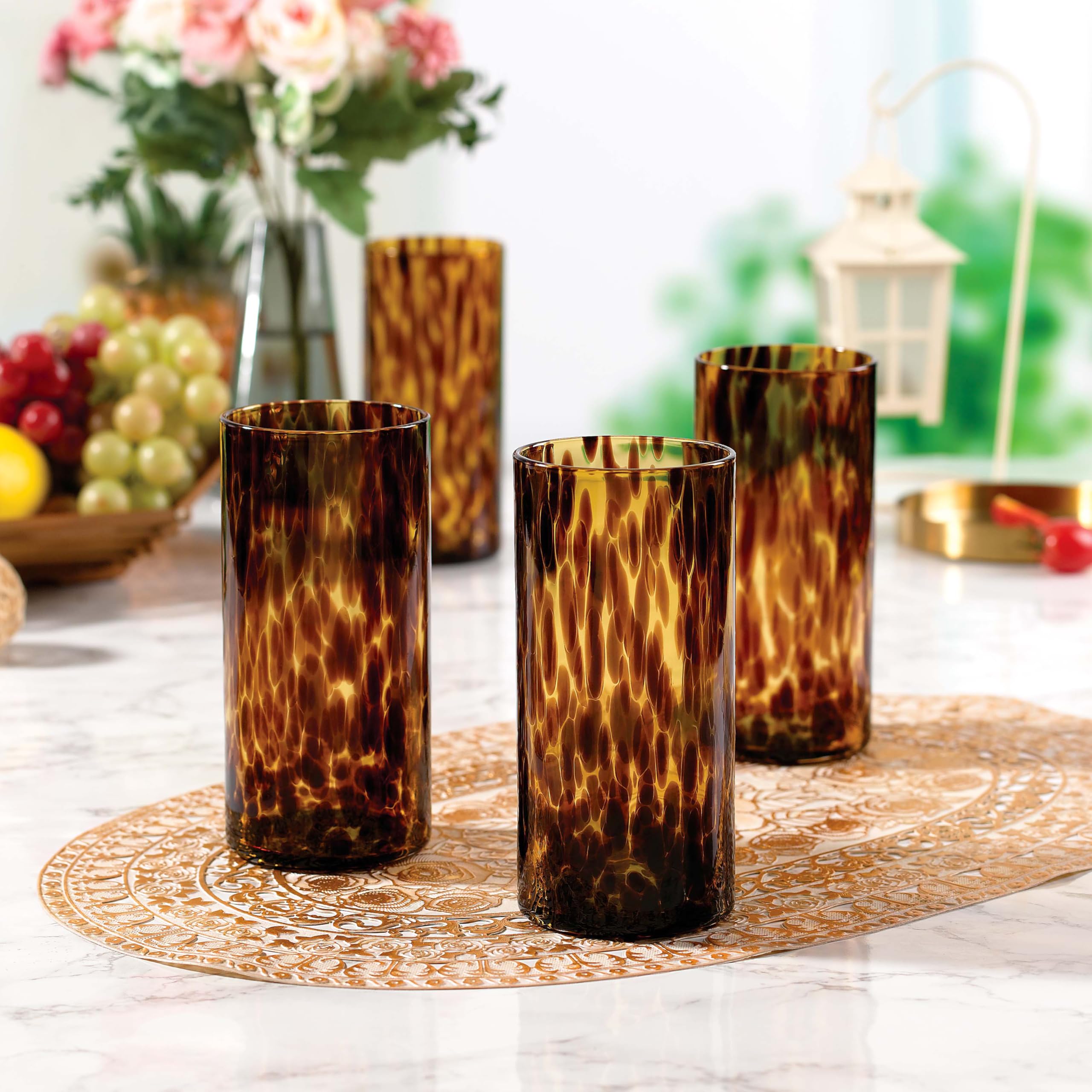 Joseph Sedgh Collection lead-free glasses are dishwasher safe for easy cleanup.