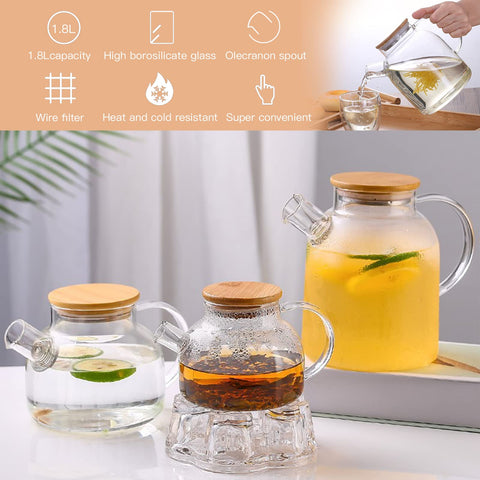 JOUALY dishwasher-safe teapot for easy cleanup after gatherings