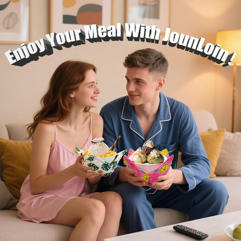 JounLoin heat-protective bowl cozy ideal for sharing meals.