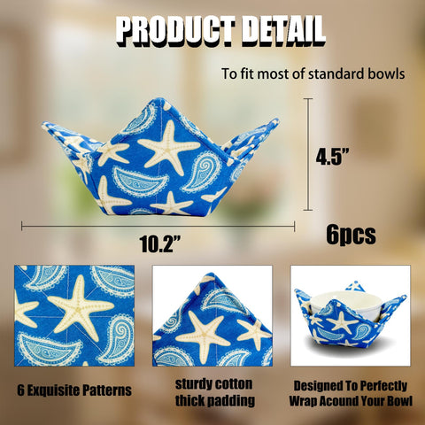 JounLoin reversible edge grip design makes hot bowls easy to grab.
