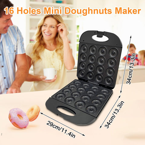 JOVELL donut maker dimensions 29x34 cm for space-conscious kitchens.