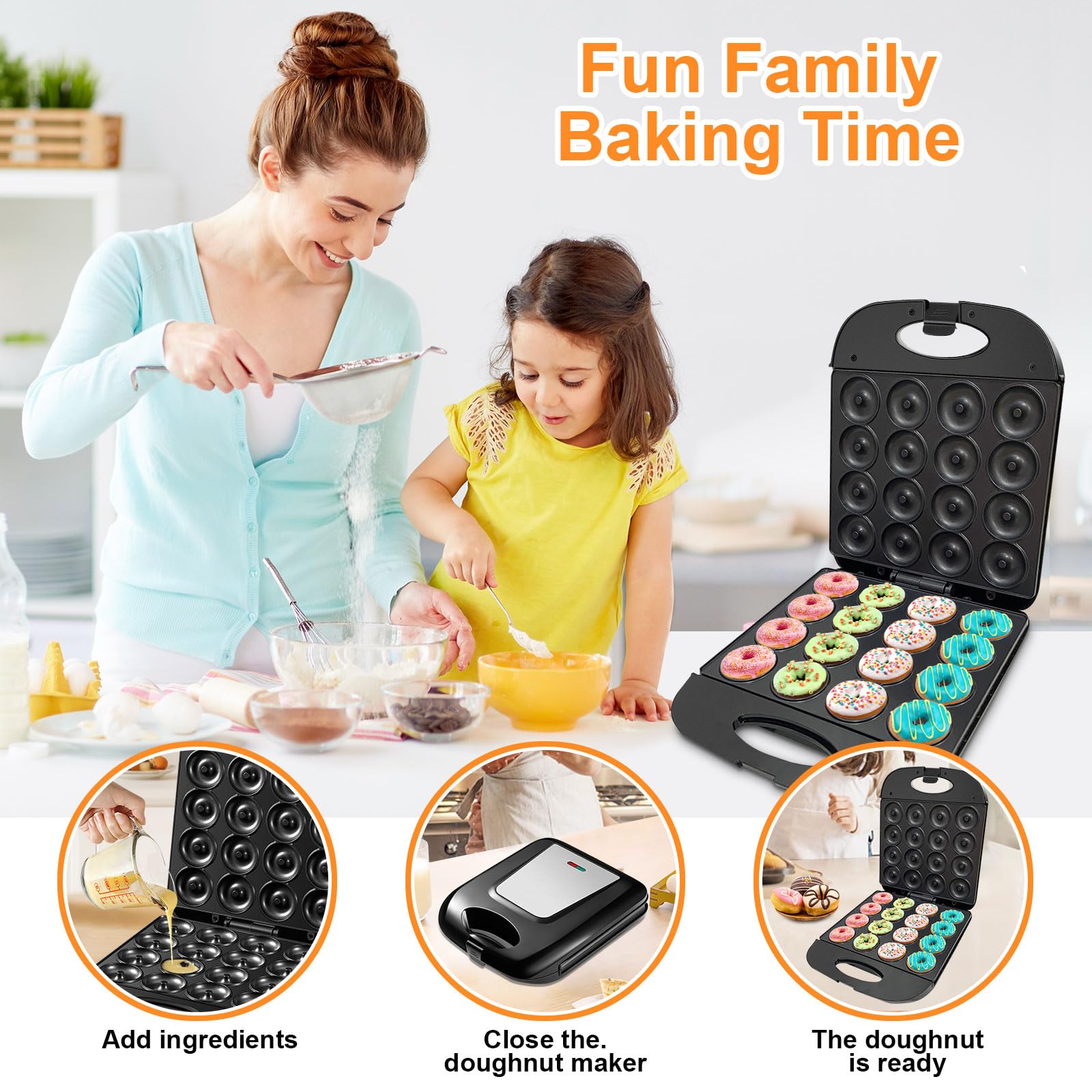 JOVELL mini oven gloves included for safe handling.