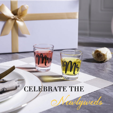 JOVGANK Hubby & Wifey vintage whiskey glass ideal for celebrations.