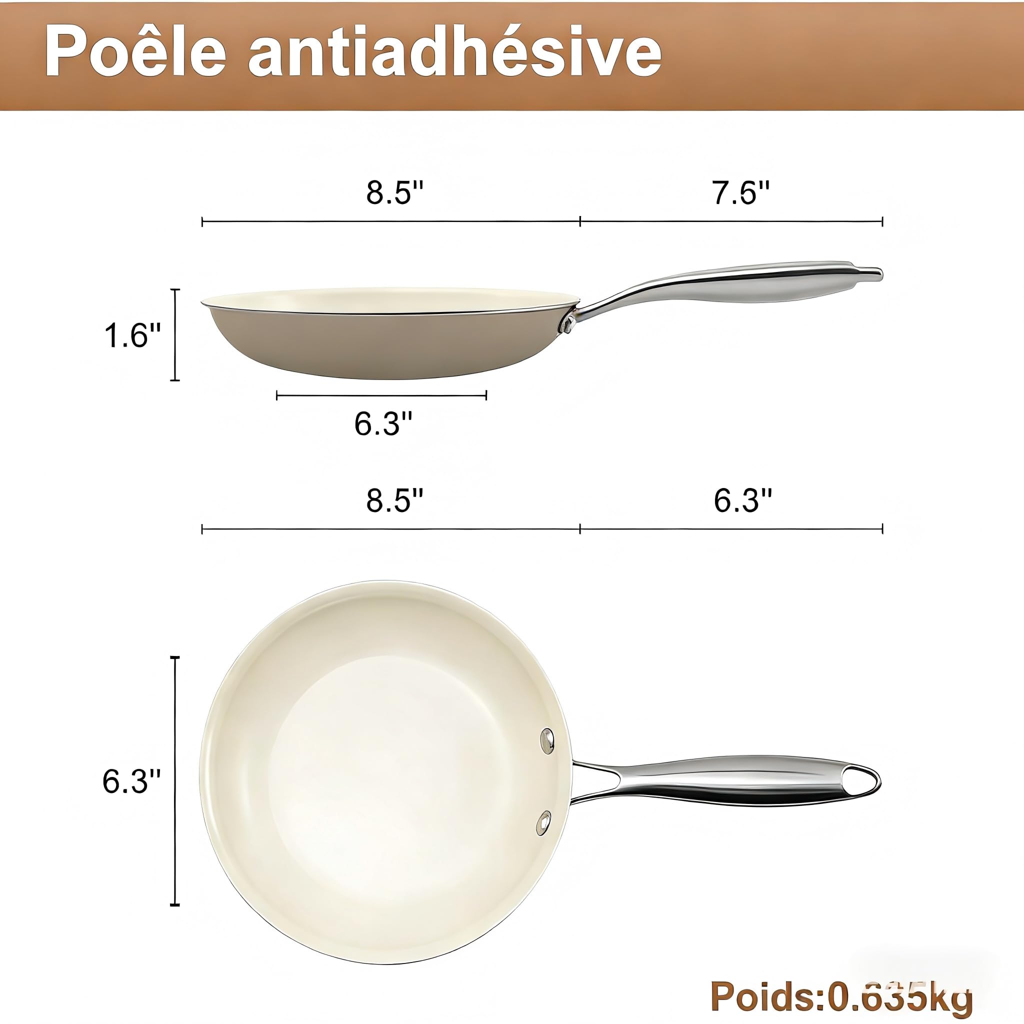 Jovire ceramic nonstick pan eggs cooking for easy omelettes