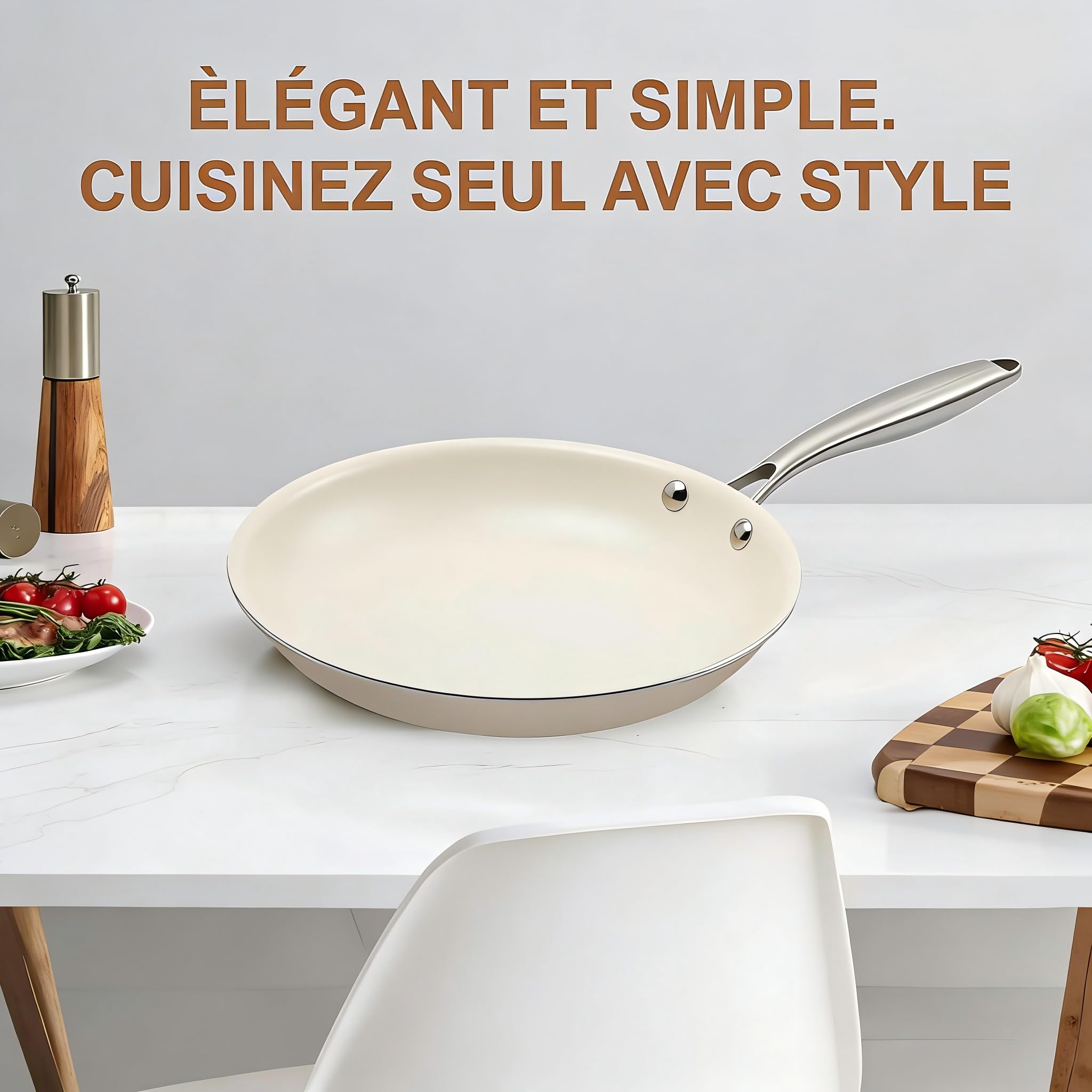 Jovire compact storage-friendly pan for small kitchens