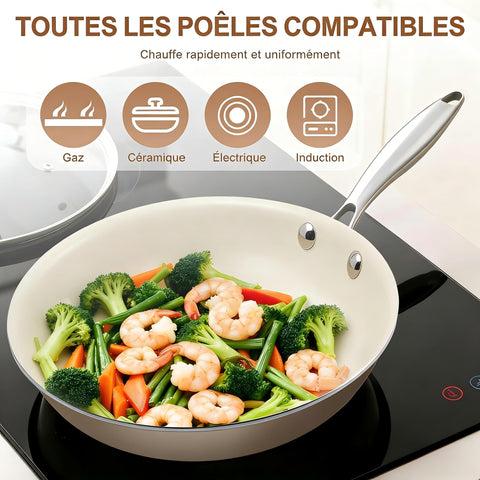 Jovire easy-clean ceramic surface for quick wipe-down