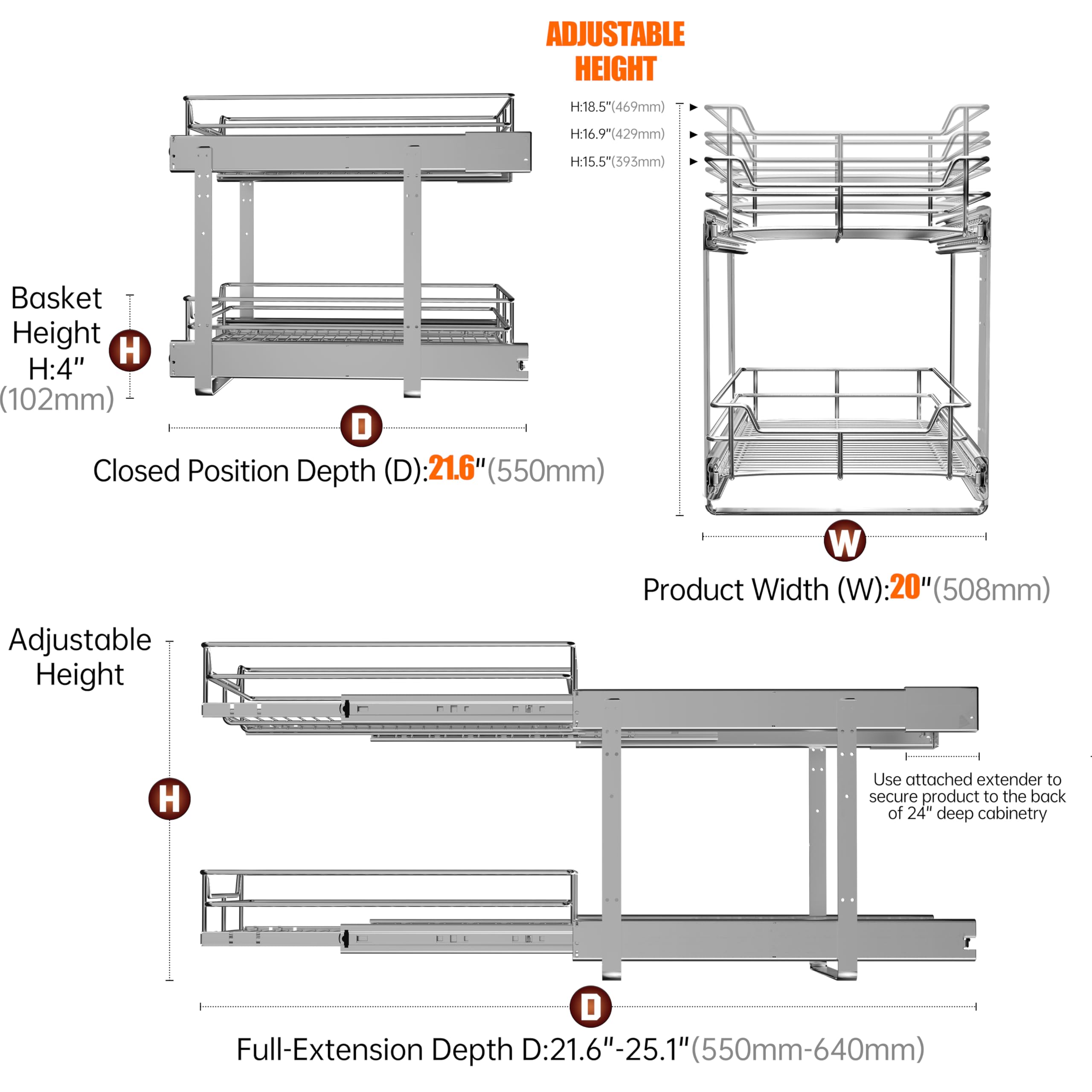 JOWBOOW easy-installation U-brackets simplify mounting