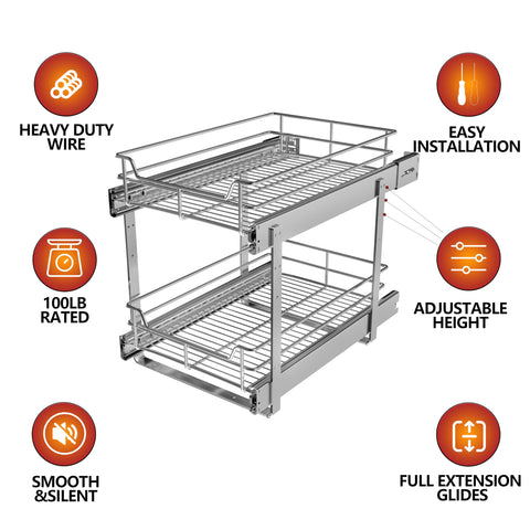 JOWBOOW full-extension ball-bearing system provides smooth operation