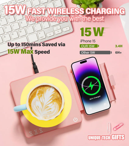 JOWHOL smart candle heat plate delivering steady warmth with premium feel