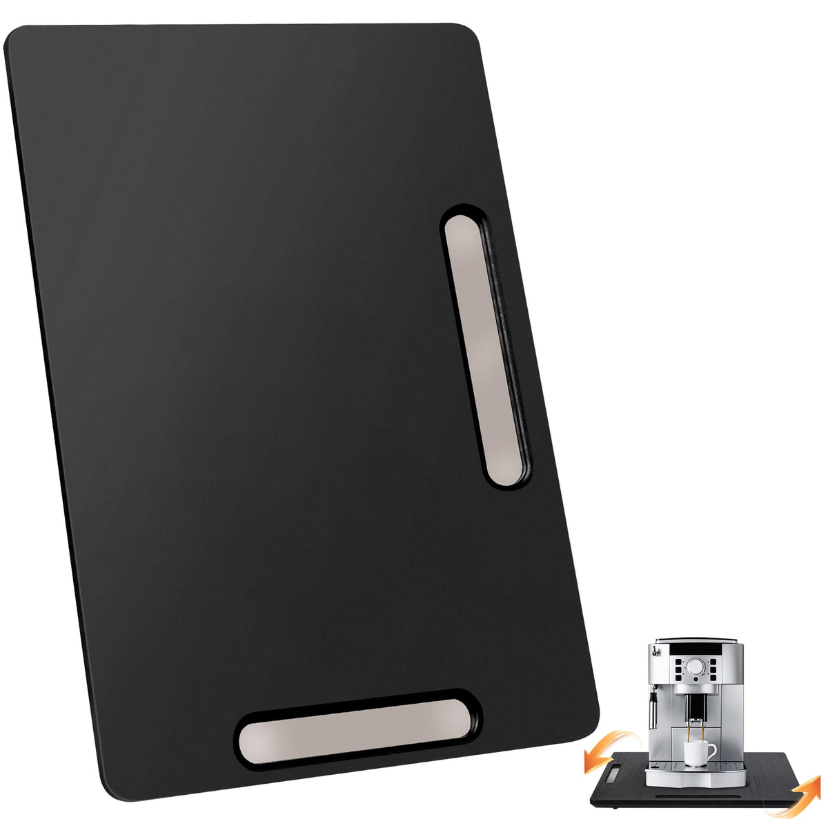 Joy&Grace appliance slider with 360° rollers for smooth countertop movement.