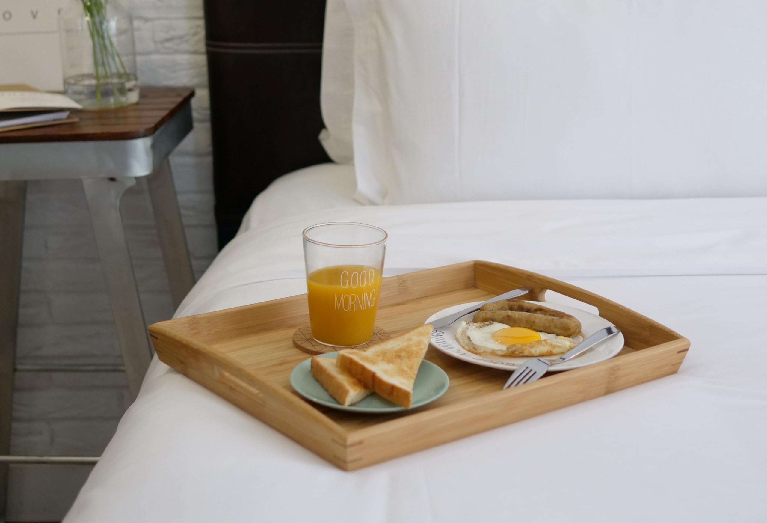 Joy&Grace bamboo tray wrapped in gift box for gifting