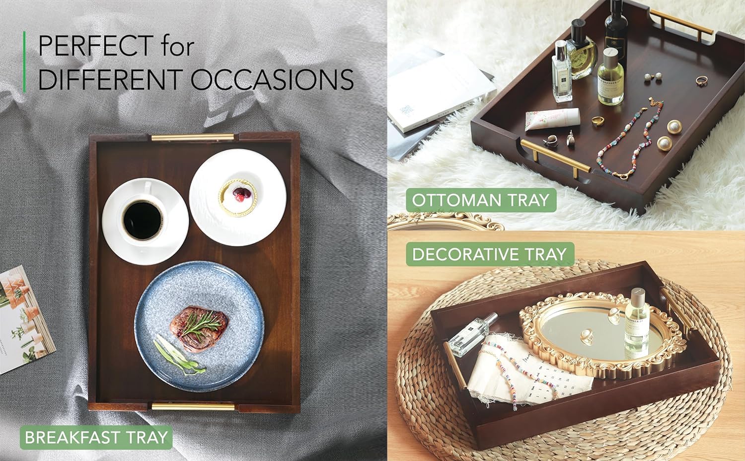 Joy&Grace ottoman tray ideal for breakfast in bed and tidy mornings