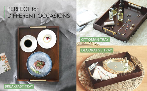 Joy&Grace ottoman tray ideal for breakfast in bed and tidy mornings
