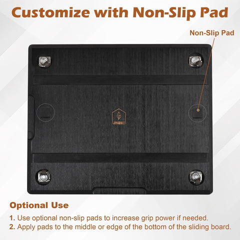 Joy&Grace toaster sliding tray keeps breakfast appliances accessible.