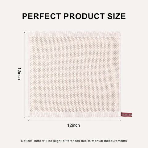 Joybest soft cotton towels gentle on delicate cookware and surfaces.