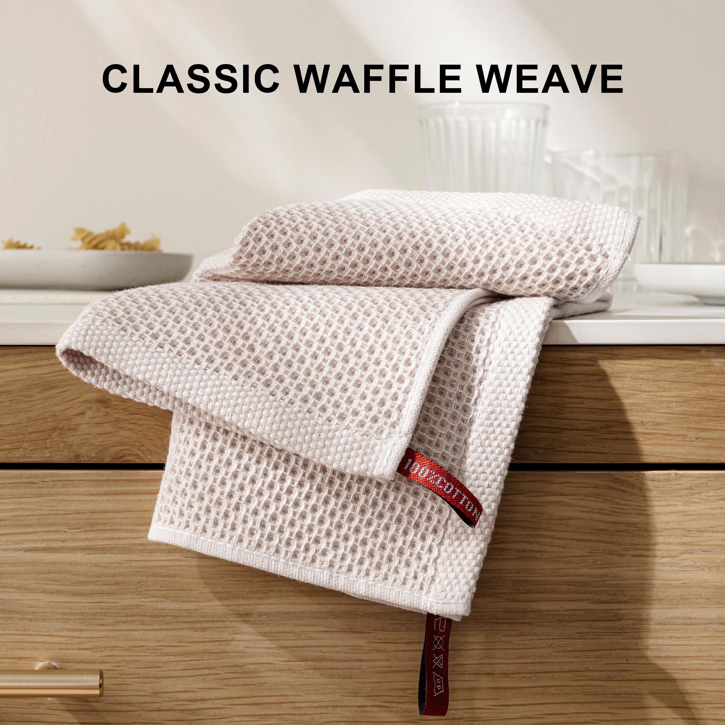 Safe for cookware and appliances, Joybest dish cloths reduce paper usage