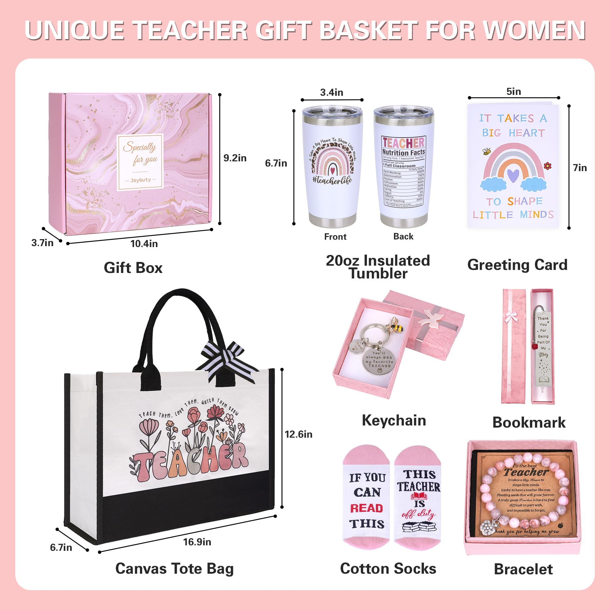 Joybuty durable canvas tote bag for daily school essentials