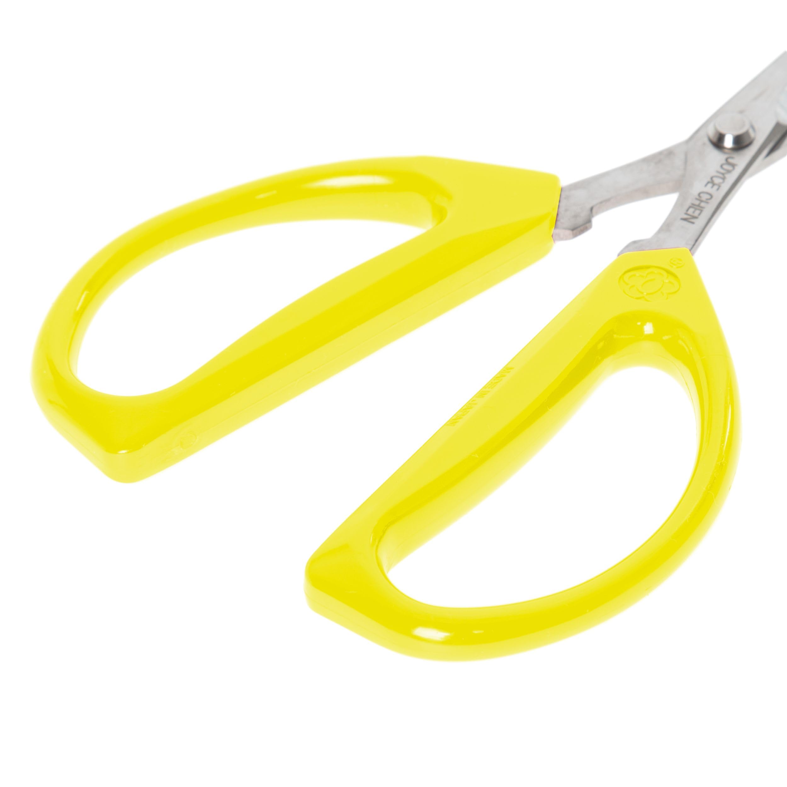 Joyce Chen Original Unlimited Scissors durable chrome alloy blades for longevity.