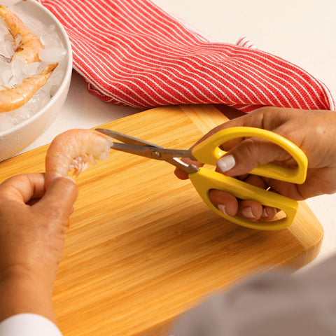 Joyce Chen Original Unlimited Scissors left-right handed design with ergonomic handles.