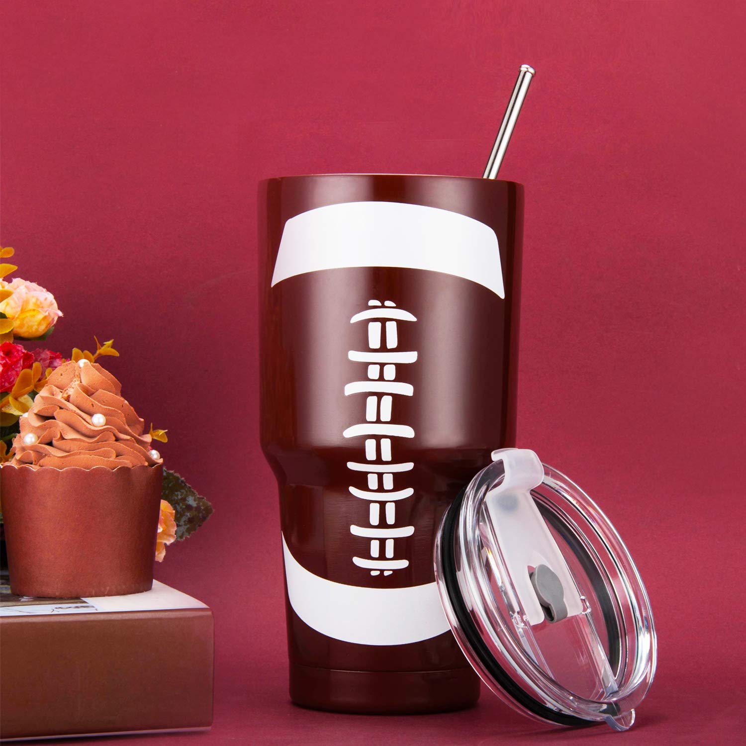 Joyclub 30oz tumbler fits car cup holders for on-the-go use