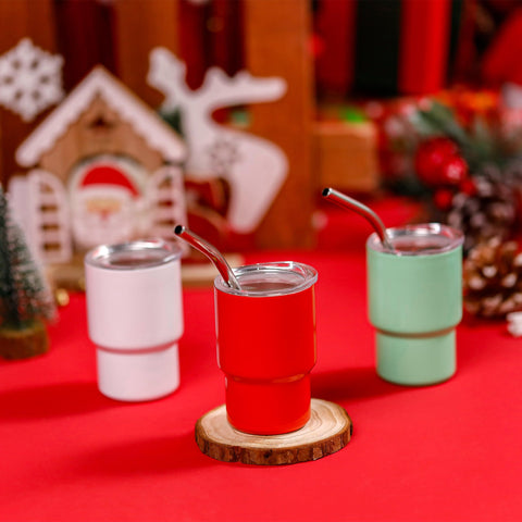 Joyclub dishwasher-safe stainless cups simplify cleanup after gatherings.