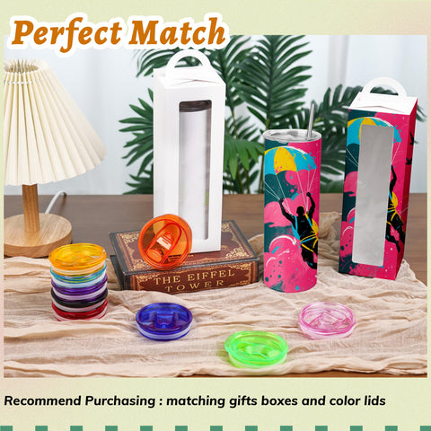 Joyclub heat press or oven method-friendly tumbler for quick customization