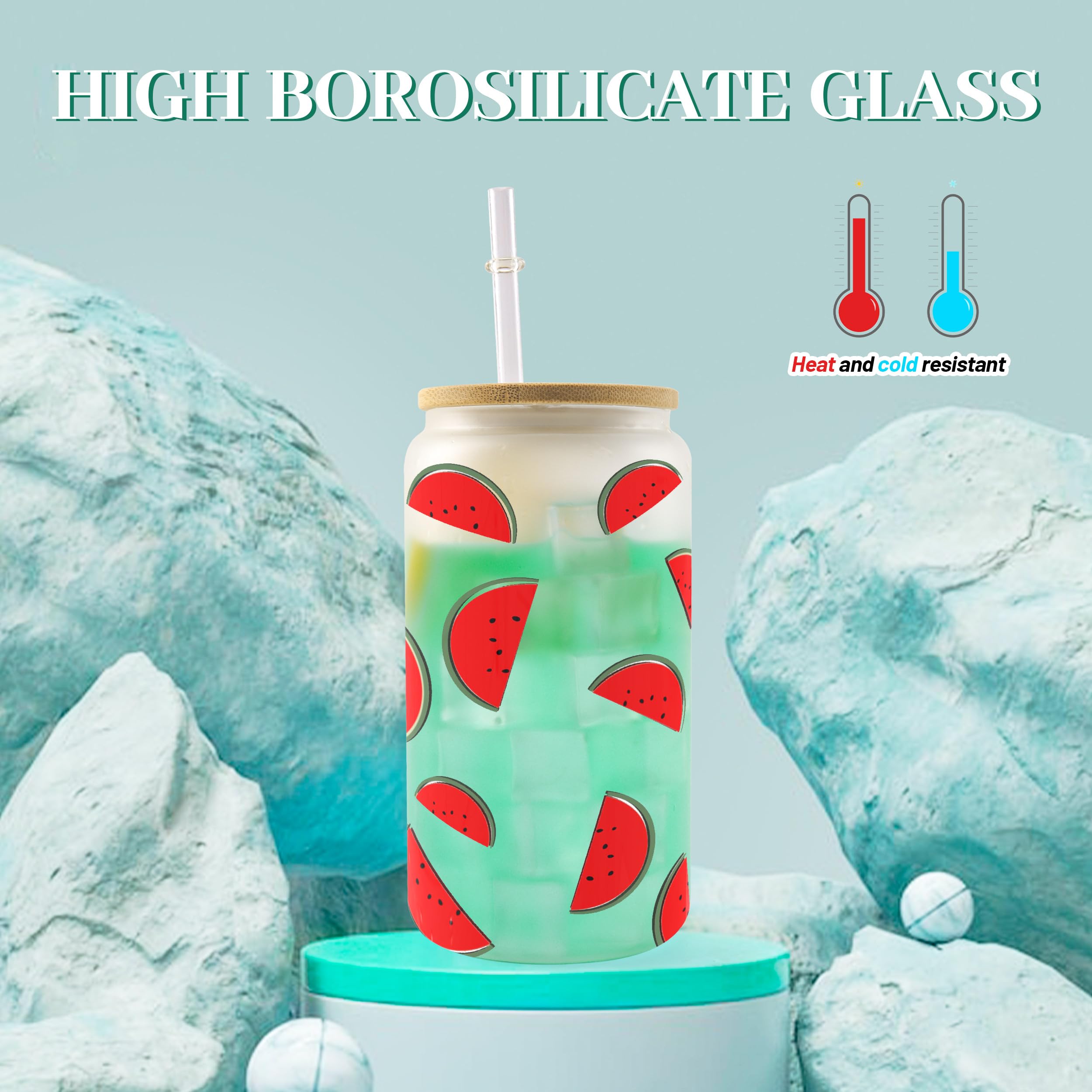 Joyclub borosilicate glass resists temperature changes for versatile use