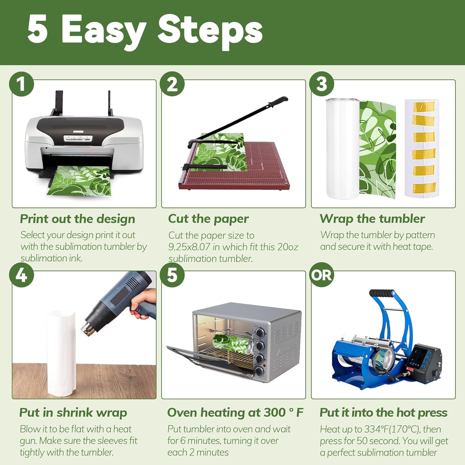 Joyclub individually boxed sublimation tumbler ready to gift