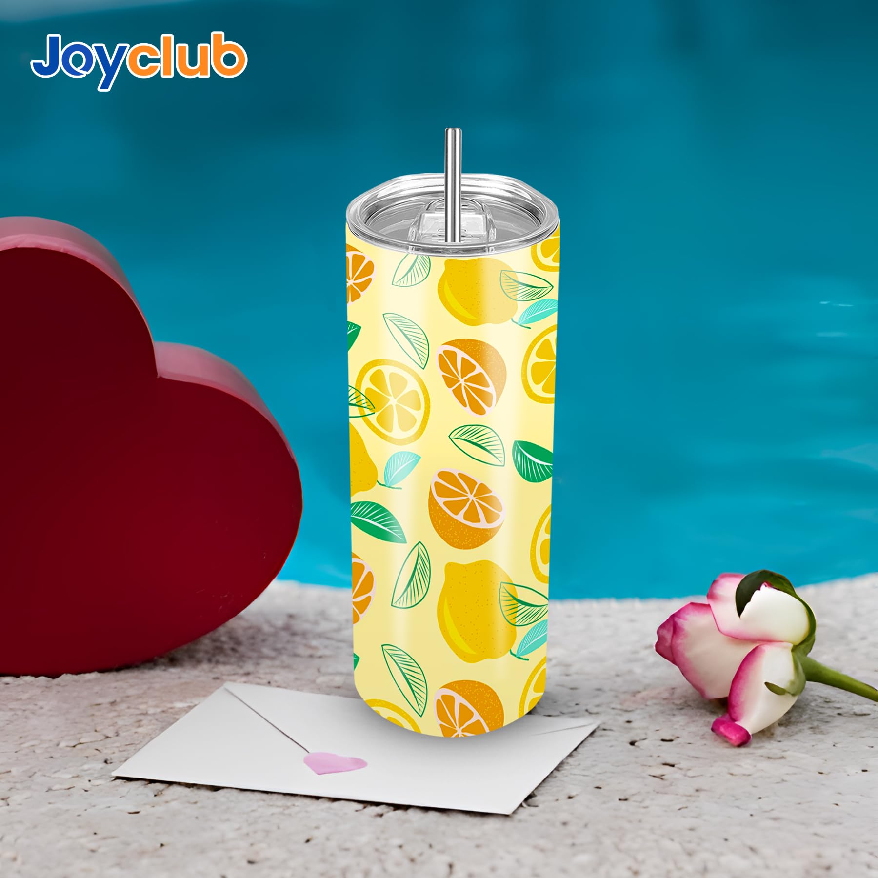 Joyclub sublimation tumbler compatible with oven or heat press sublimation