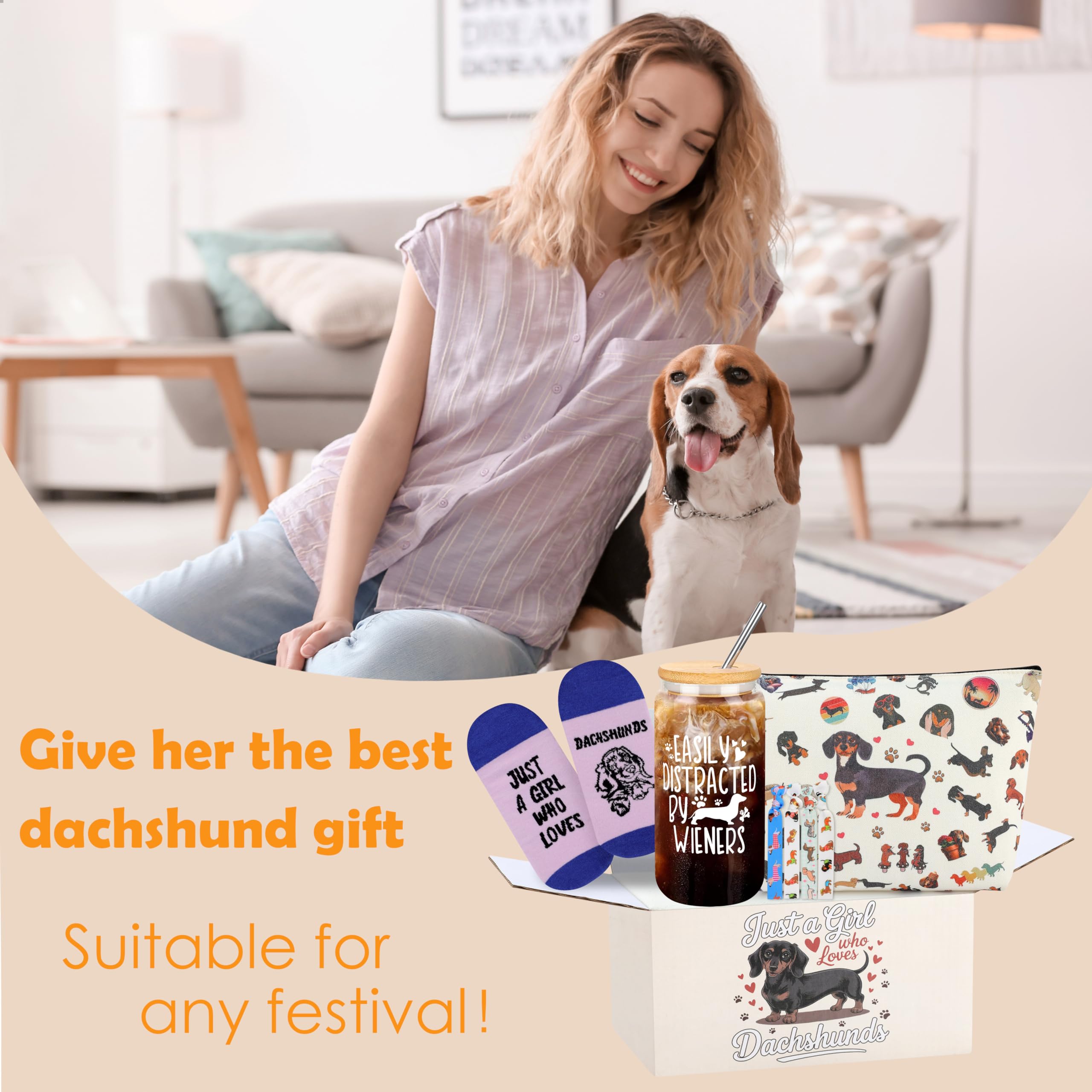 JoycuFF dachshund gift set presentation for gifting occasions