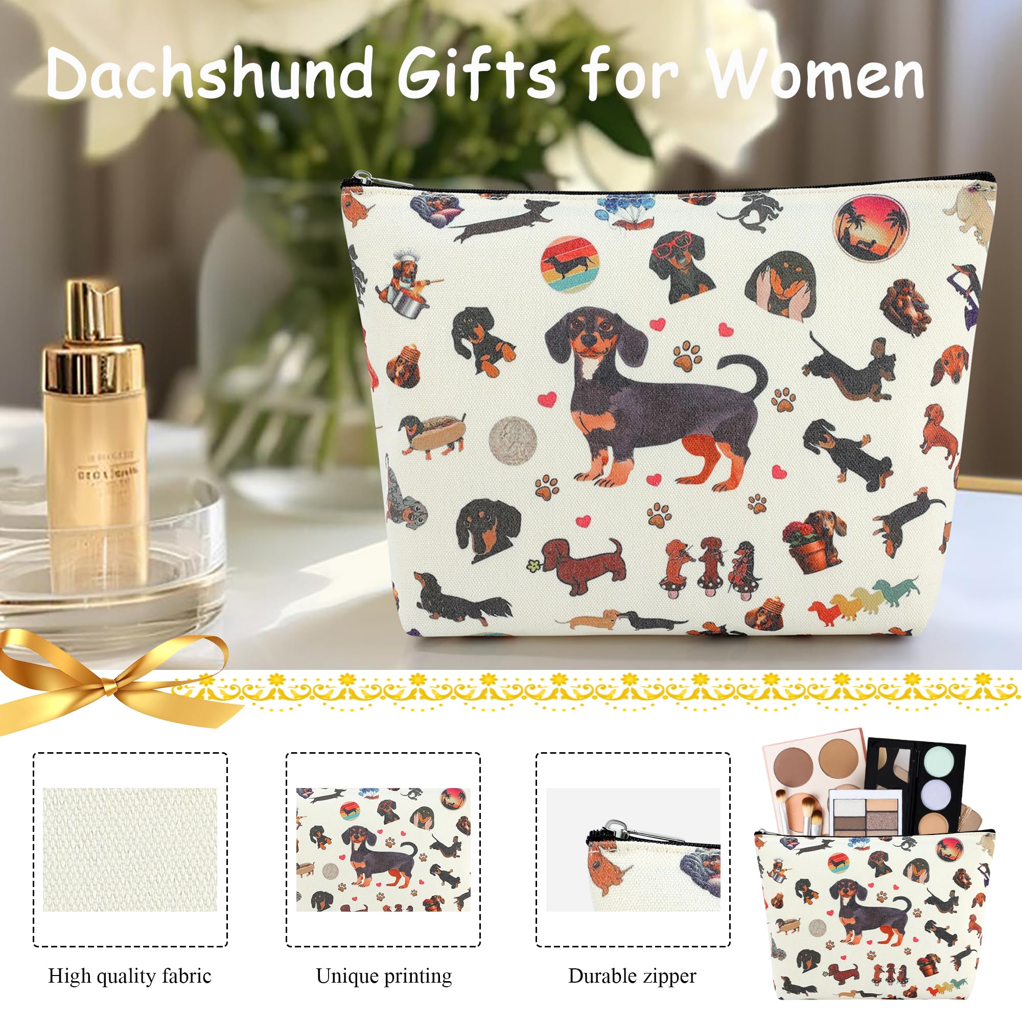 JoycuFF dachshund headbands in four colors for daily looks