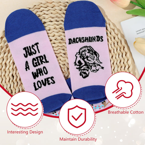 JoycuFF dachshund gift set overview showing included items