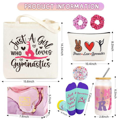 JoycuFF gymnastics stickers pack waterproof and durable for bottles and gear