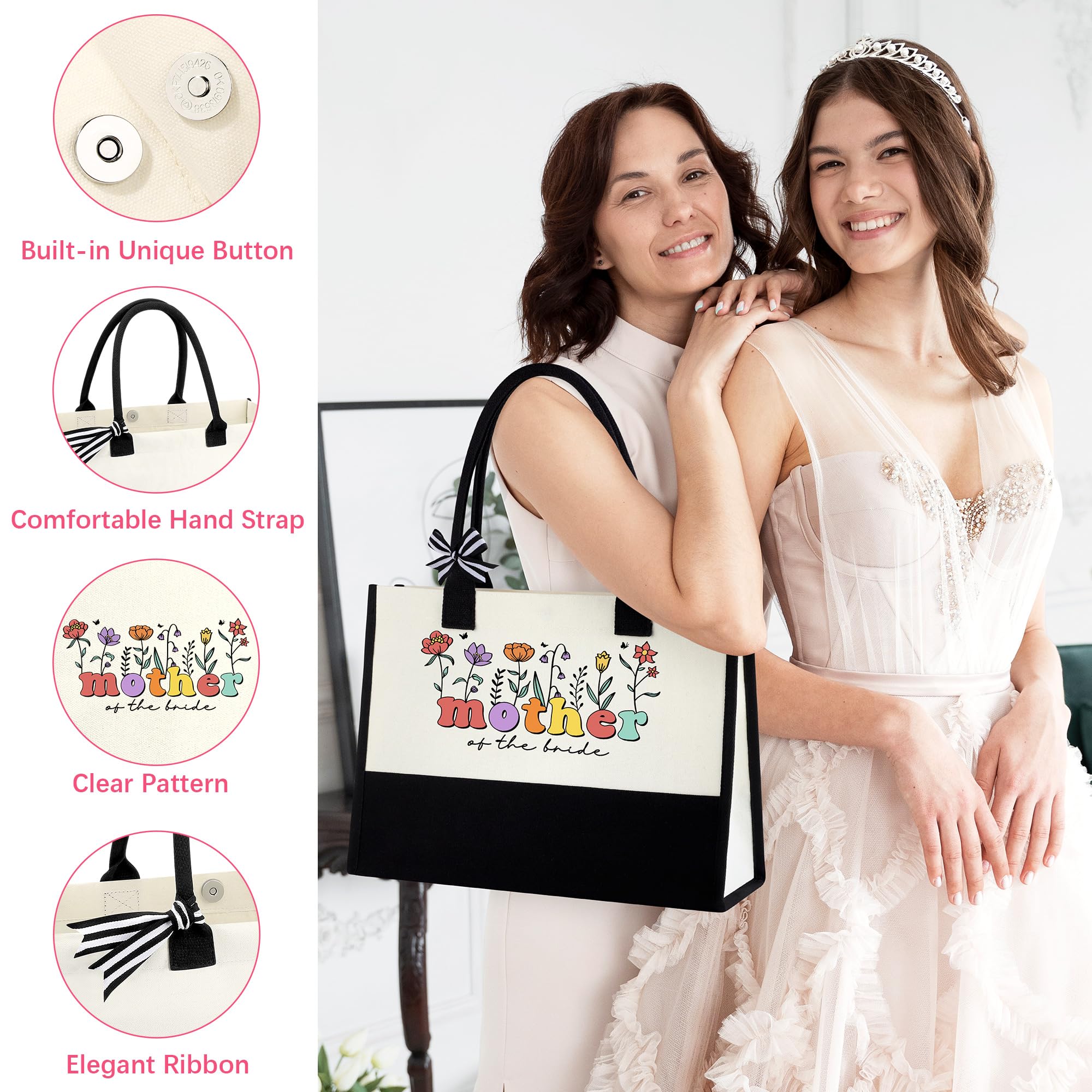 JoycuFF cosmetic pouch keeps essentials organized during wedding events and travel