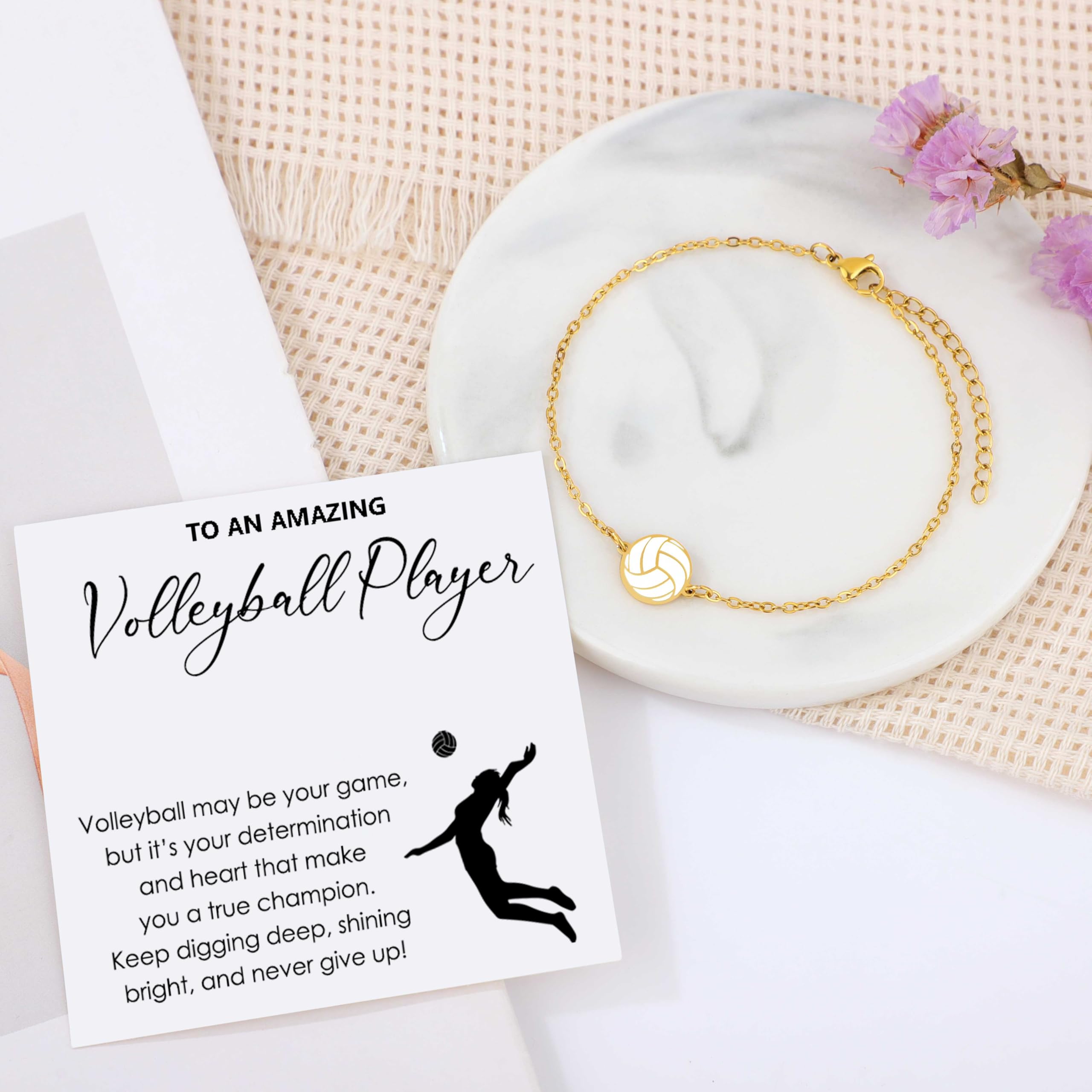 JoycuFF makeup bag volleyball canvas case for cosmetics and accessories.