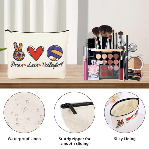 JoycuFF 50-pack volleyball stickers sunproof and reusable for notebooks.