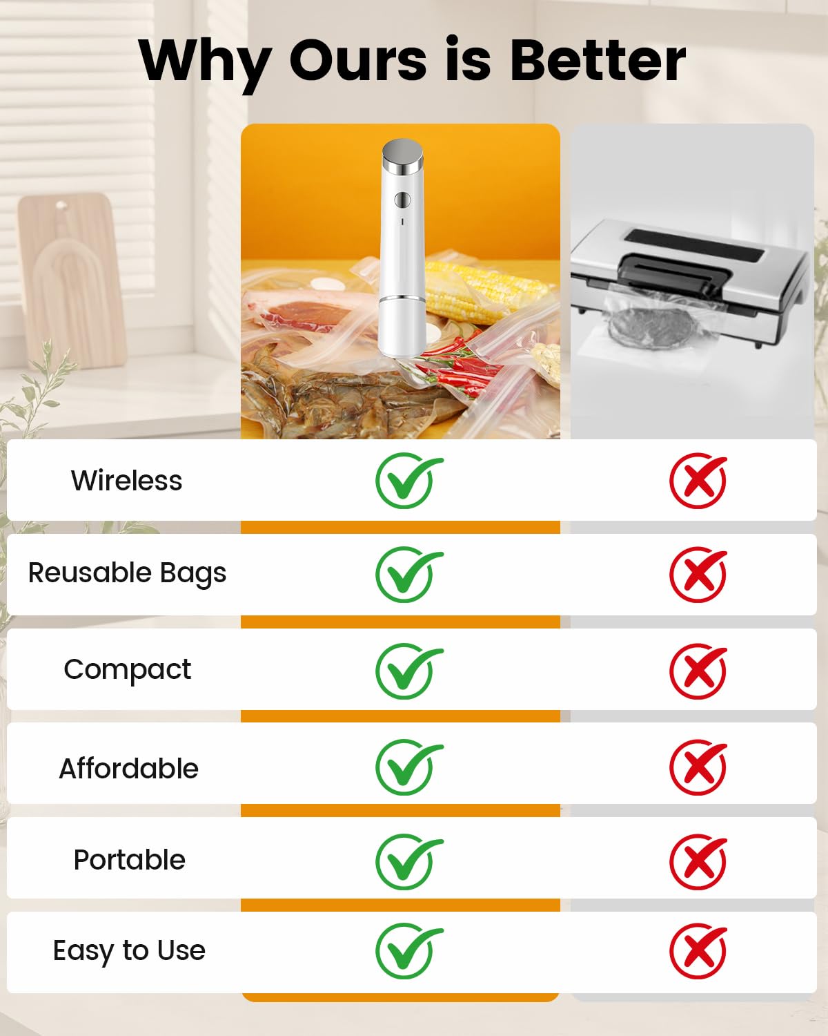 Joyful Xinghai easy-to-clean design maintains a neat, ready-to-use surface