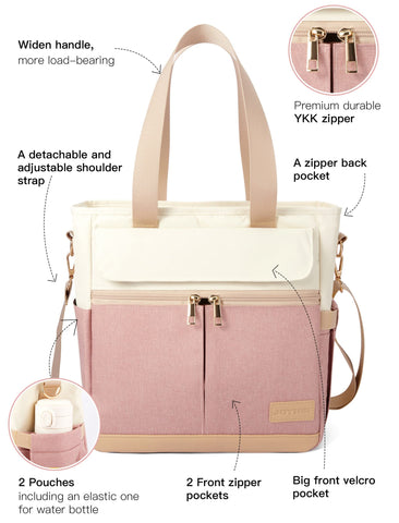 JOYHILL pink insulated interior shows leakproof design for fresh meals