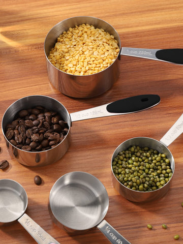 Joyhill measuring set nests for space-saving storage in any kitchen.