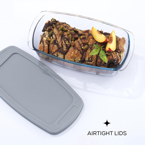 JoyJolt airtight BPA-free lid keeps bread fresh longer.
