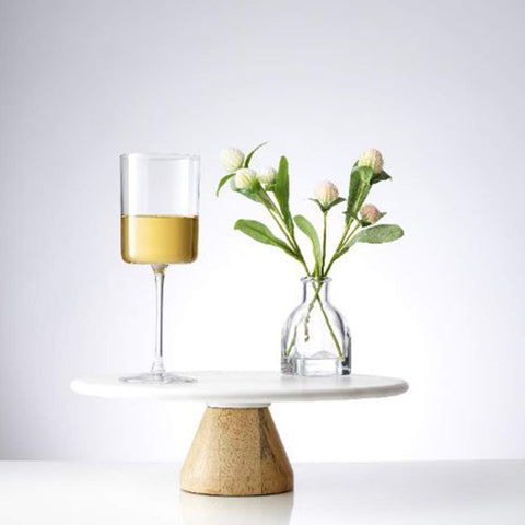 JoyJolt Claire two-pack is dishwasher safe for easy entertaining