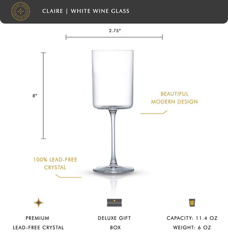 JoyJolt Claire close-up reveals crystal clarity highlighting your wine’s color