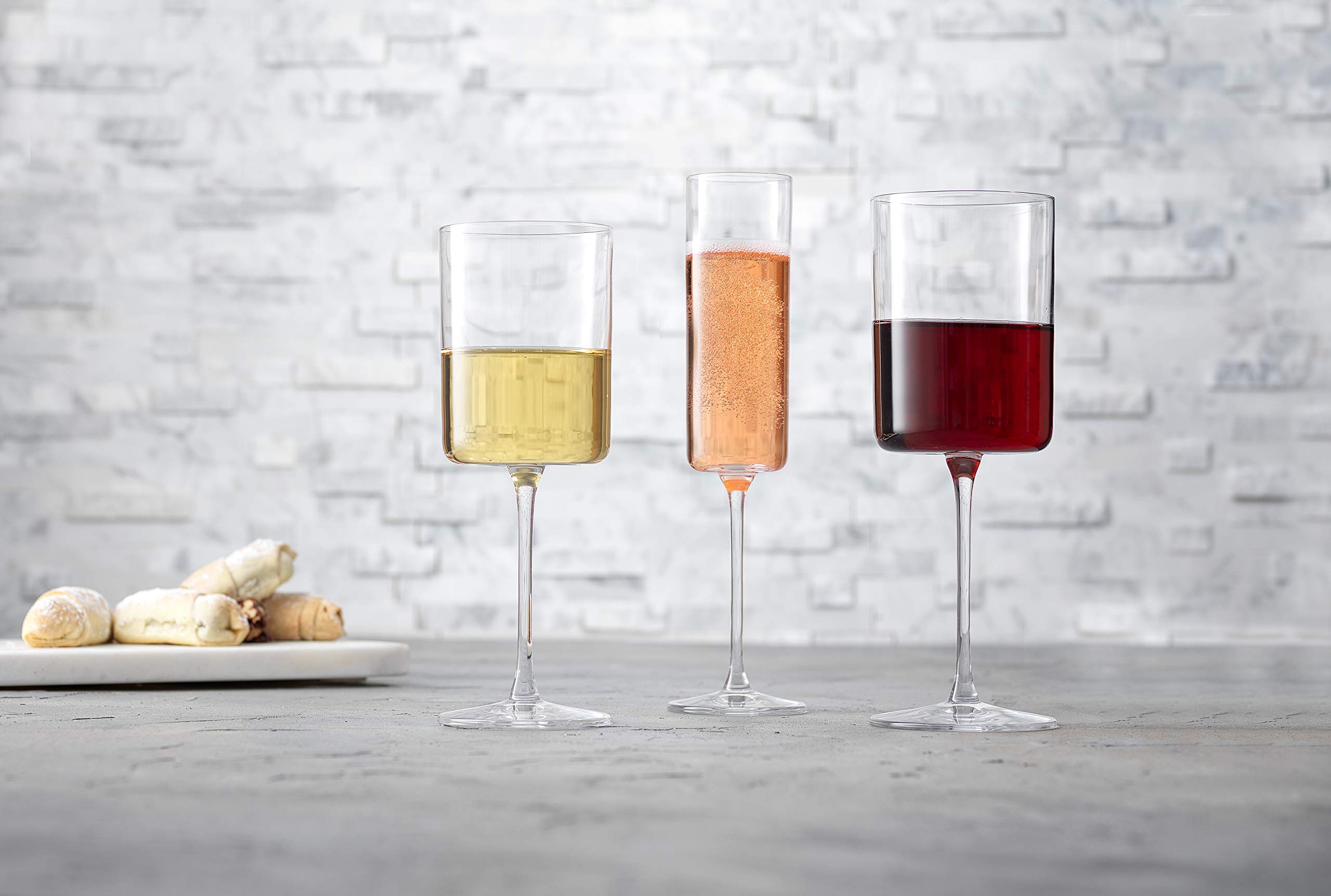 JoyJolt Claire crystal glass elevates wine moments at home or events