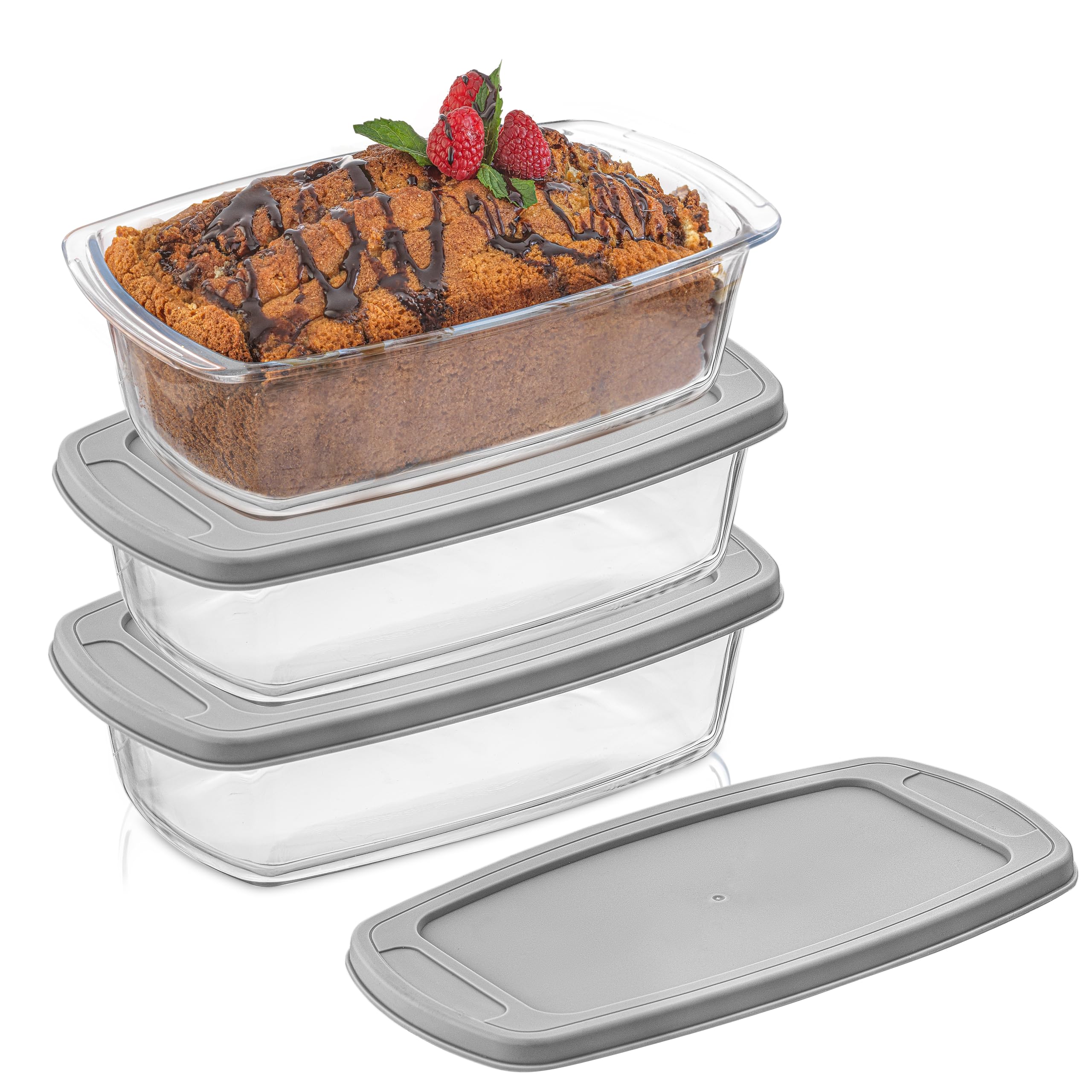JoyJolt glass pan is dishwasher safe for easy cleanup.