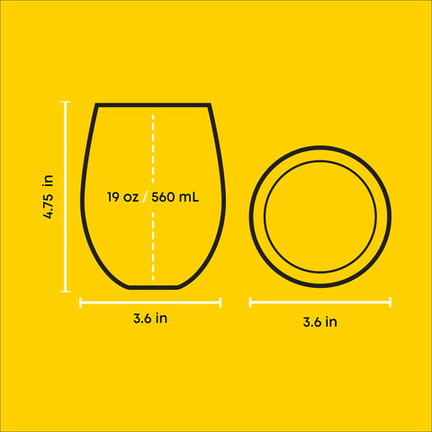 JoyJolt Hogwarts Heritage set of four tumblers for daily magical tastings